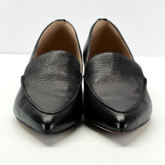 Cole Haan Vivian Black Leather Loafers Sze 7B Slip On Pointed Toe Classic Office - Picture 7 of 10